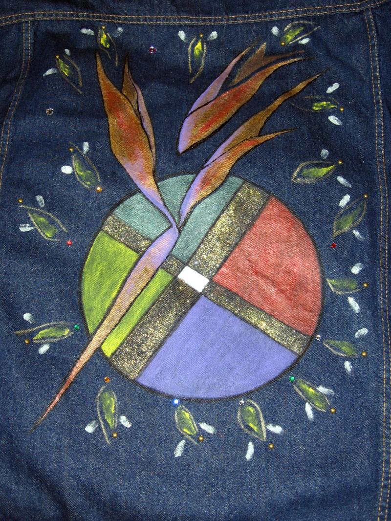 Handpainted Denim Jacket
